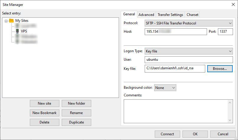 Connexion par SSH